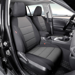 coverdream Rav4 Hybrid front seat cover showing premium fit and upholstery protection