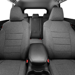 Coverdream Rav4 Hybrid rear seat covers shield passengers and cargo wear.