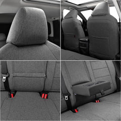 coverdream RAV4 PHEV headrest covers gray complete a cohesive look