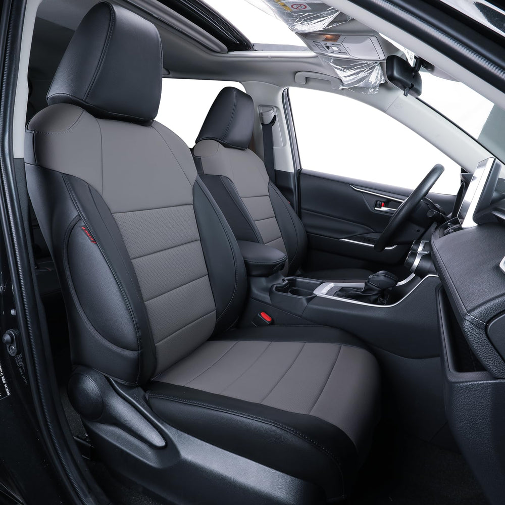 Coverdream Rav4 seat covers provide a custom-fit look for 2019–2025 Rav4 Hybrid, protecting seats.