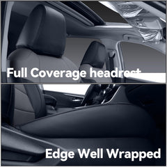 Coverdream RAV4 perforated front seats promote airflow and comfort.