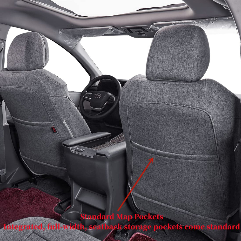 coverdream Sienna full-set gray seat covers for complete protection