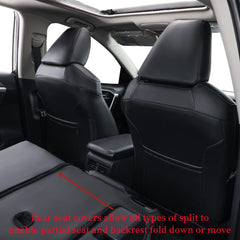 Coverdream leather seat cover closeup detail highlights premium stitching and durability