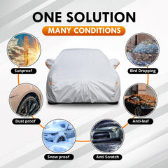 Coverra Toyota Camry car cover packaged with storage bag.
