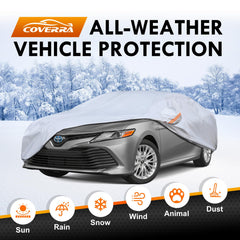 Coverra Toyota Camry car cover waterproof fabric for rain.