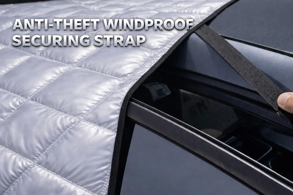 Coverra applies bright orange strips to improve vehicle visibility at night.