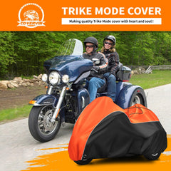 CovERVIN trike cover includes a storage bag for easy transport.