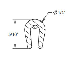Cowles flexible trim can be trimmed to your chosen length.