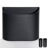 COZILO leather car trash can compact in car for clutter-free rides.