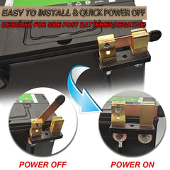 COZYEHOO power cut action shows immediate battery isolation for storage.