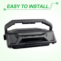 CPOWACE dash storage box black matte finish complements Can-Am interior