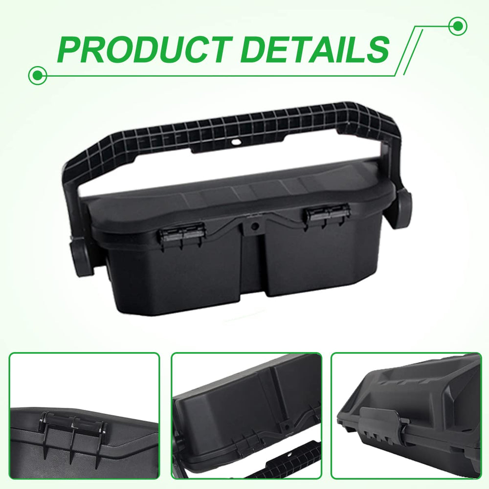CPOWACE dash storage box dry-contents protect items during rides