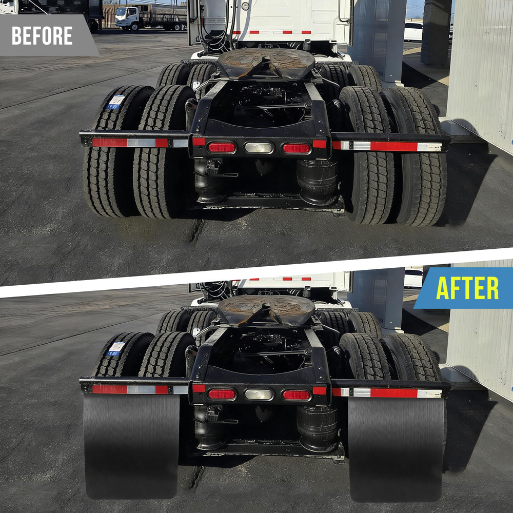 CPOWACE mud flaps installation is quick and tool-friendly for busy fleets