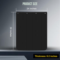 CPOWACE trailer mud flaps 24x30 protect trailers and nearby vehicles from debris