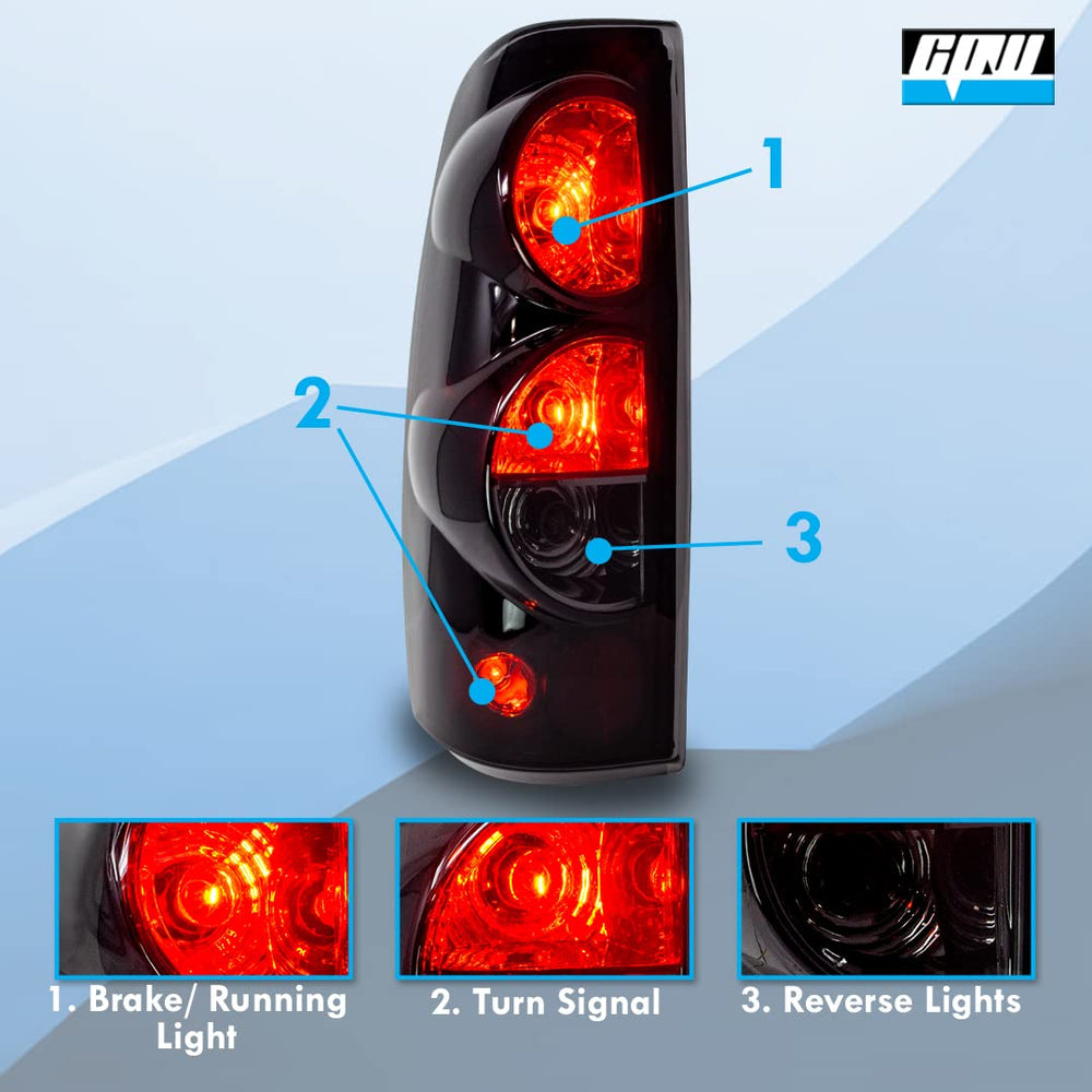 CPW tail lights for Chevy Silverado 1500 passenger side boost signaling