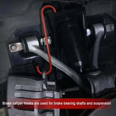 C Q CHANG QI brake caliper hanger hook set easy to spot in a busy toolbox.