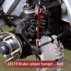 C Q CHANG QI brake caliper hanger hook used as a brake tool accessory in workshops.