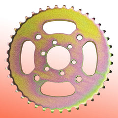 CQSPMOTO 40T rear sprocket on minibike illustrates durable performance in variable weather.