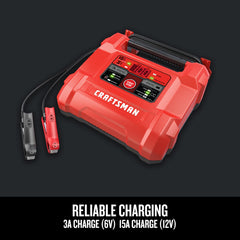 CRAFTSMAN CMXCESM162 6-foot booster cables enable convenient remote charging