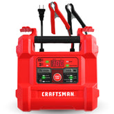 CRAFTSMAN CMXCESM162 front view battery charger with 4-in-1 capabilities for cars, motorcycles, boats