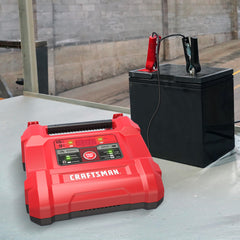 CRAFTSMAN CMXCESM162 wide compatibility supports standard, AGM, deep-cycle, and LiFePO4
