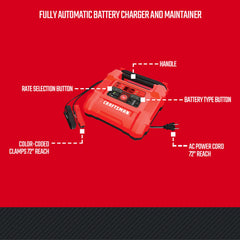 CRAFTSMAN CMXCESM258 booster cables support flexible setup during maintenance
