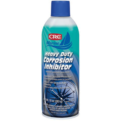 CRC 06026 Heavy Duty Corrosion Inhibitor bottle applying protective layer on metal surface