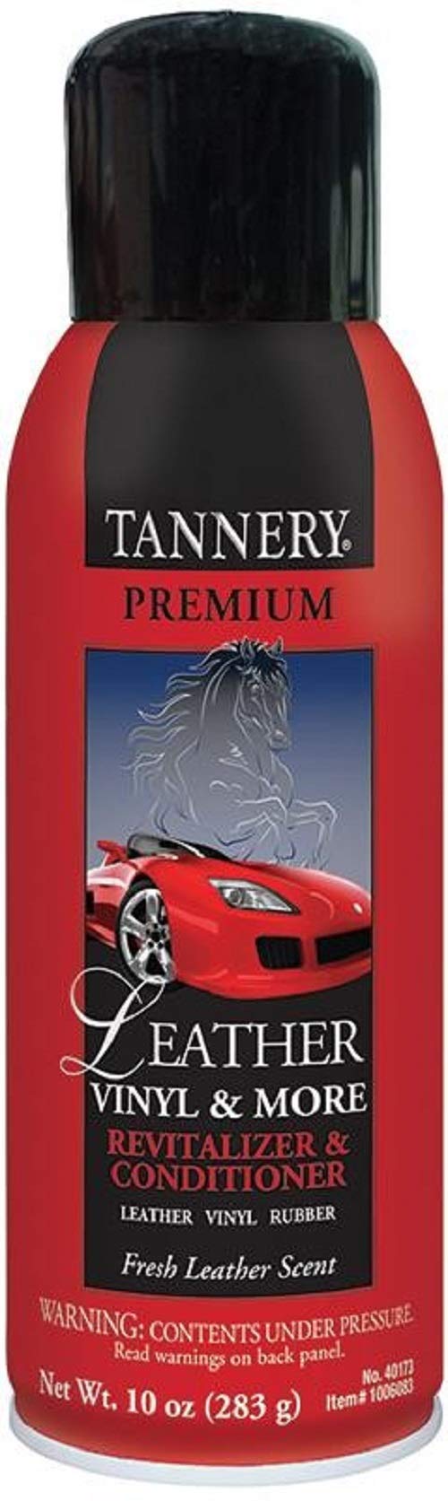 CRC 40173 Tannery bottle pour—revitalizes leather and vinyl with a rich scent