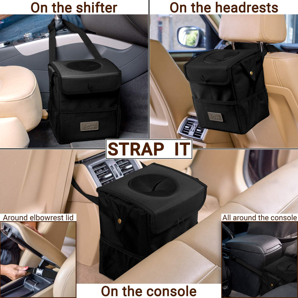 Creathing Touring Edition side pockets organize travel essentials for easy access.