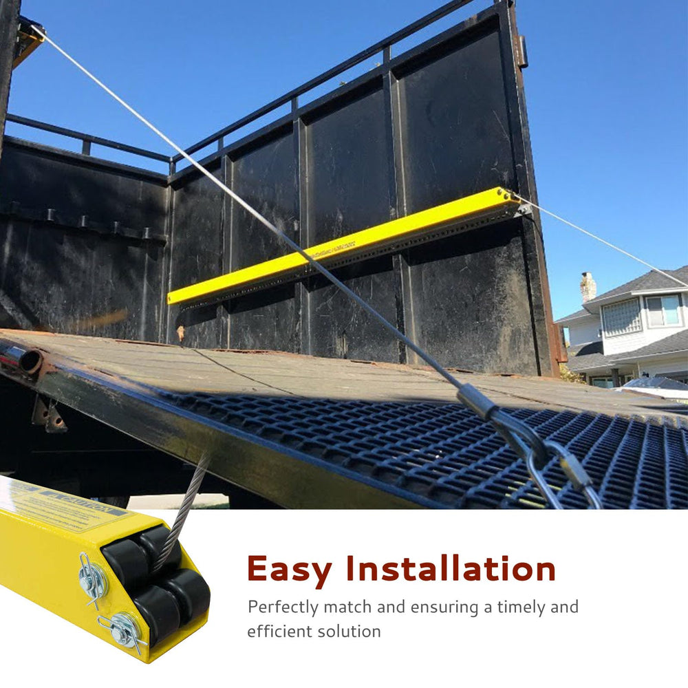 Creative.C open utility trailer tailgate setup showing compatible lift upgrade.
