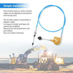 Creative.C throttle cable compatibility with AGT mini excavator and more.