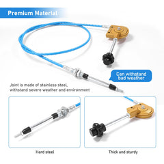 Creative.C throttle cable inner core and sheath withstand temperature swings.