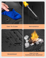 CreekT compatible mats for 2500HD/3500HD protect front cabin.