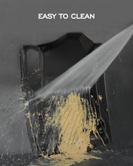 CreekT black design complements interior while guarding floors.