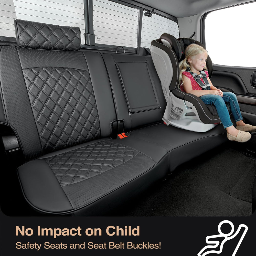 CreekT black truck interior accessory enhances style while protecting seats.