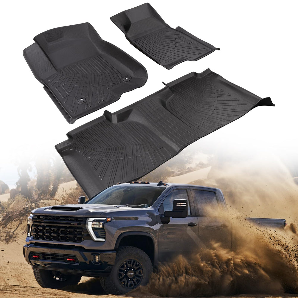 CreekT front-left bucket-seat mat protects interior from dirt and moisture in all weather.