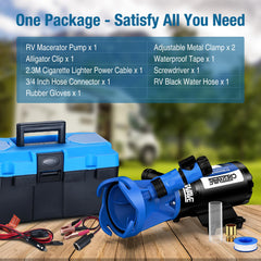 CrestWave all-in-one kit with IPX8 waterproofing for reliability.