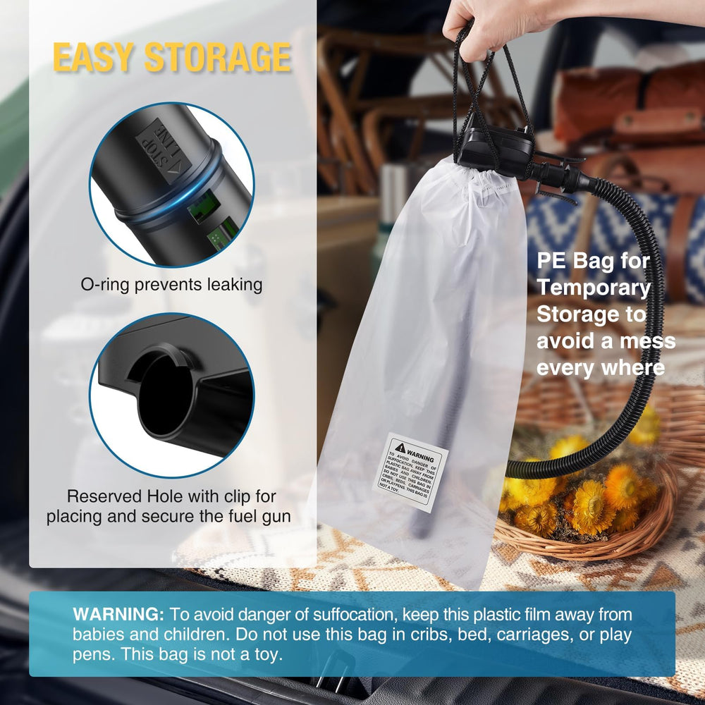 CrestWave Milwaukee 18V compatibility enabling versatile battery-powered fueling.