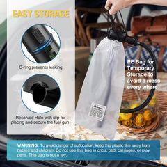 CrestWave Milwaukee 18V compatibility enabling versatile battery-powered fueling.