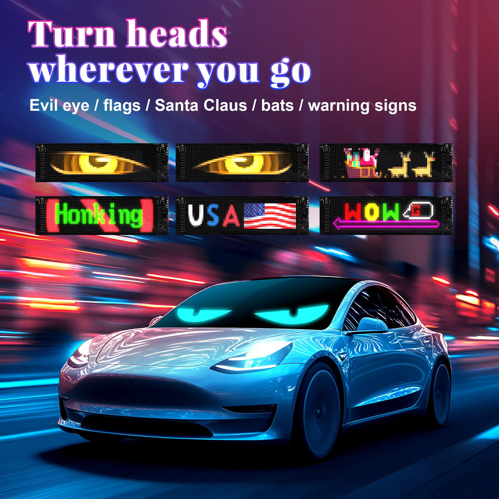 CRILEAL LED sign brightness demo at night for clear visibility