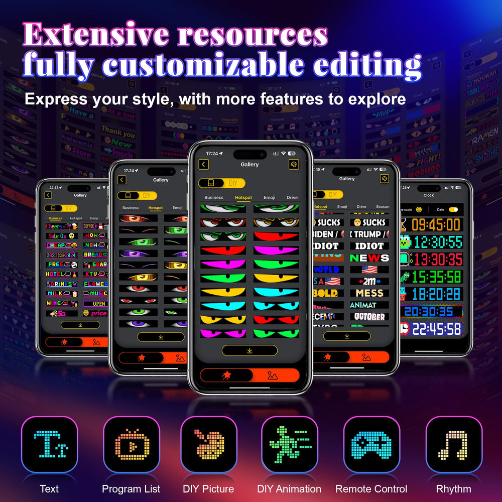 CRILEAL LED display used in a retail store window
