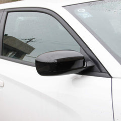 Crosselec Bright Black mirror trim for Chrysler 300-300C adds sporty detail.