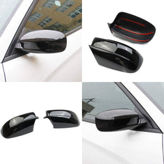 Crosselec dodge-charger mirror cover enhances style while guarding edges.