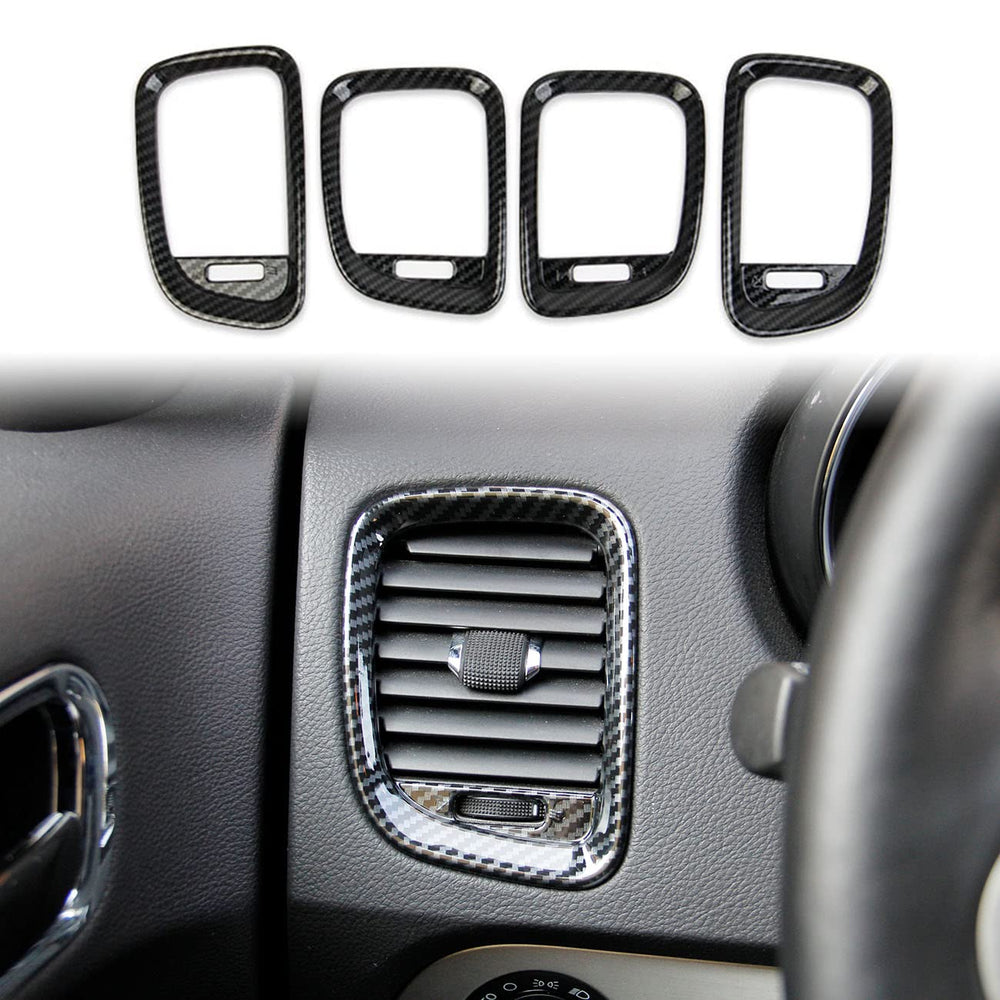 Crosselec dashboard vent cover for Dodge Durango enhances interior sport styling.