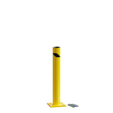 Crowd Control Warehouse Trafford bollard front view enhances visibility and traffic safety.