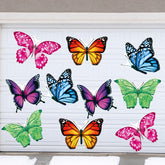 Crtiin butterfly garage door magnets set of 10 add playful style to metal surfaces.