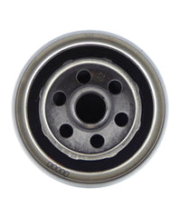 Crusader Marine R077001 oil filter, close-up, helps maintain engine performance during long voyages.