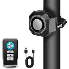 Cruxer Bike Alarm main unit with compact design for bikes and scooters.