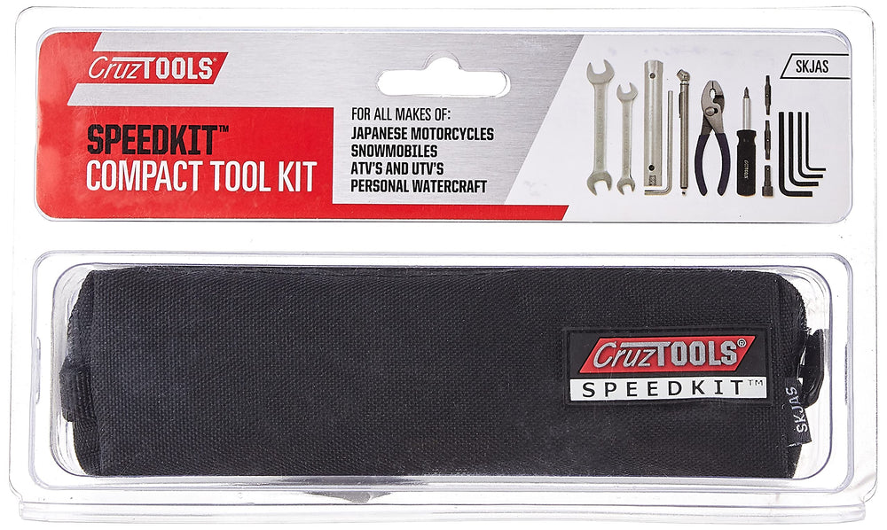 CruzTOOLS SKJAS SPEEDKIT hex keys and wrenches cover metric fasteners on the road.
