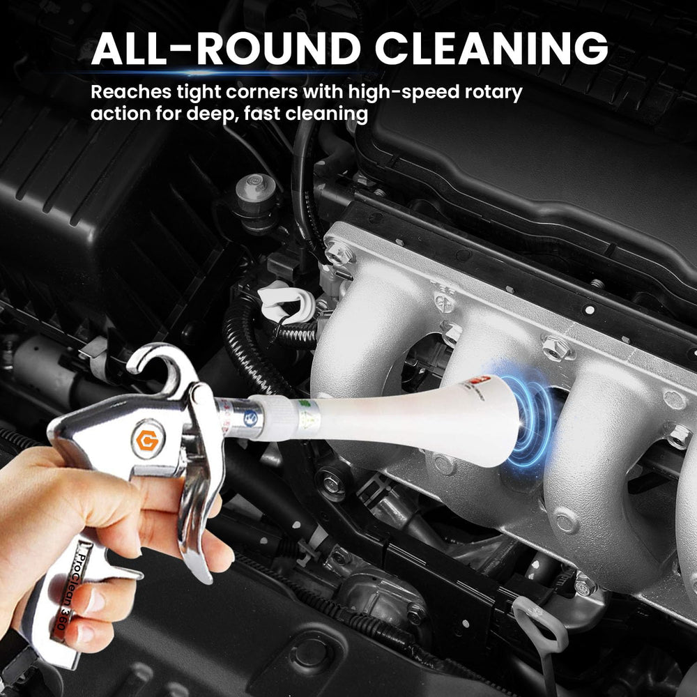 CrysGuard ProClean 360 carpet and upholstery cleaning in a single tool.